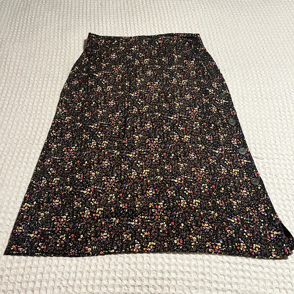 GAP Ditsy Floral Midi Skirt